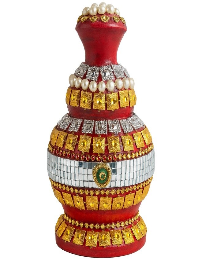 Salvus APP SOLUTIONS Decorative Wooden Sindoor Box/Sindur Dani/Sindoor Dibbi for Women & Home Utility (Multicolor_4.5 in) - Image 1